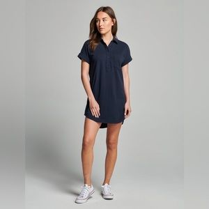 xs Navy Addy Dress - brand: Sundays